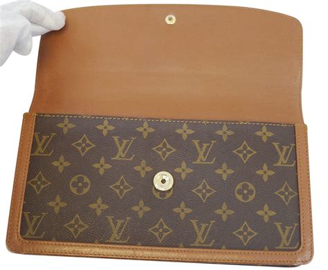 lv vintage clutch bag